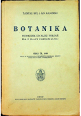 Botanika podręcznik do nauki biologii dla II klasy gimnazjum 1934 r.
