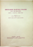 Drukarze dawnej Polski od XV do XVIII wieku