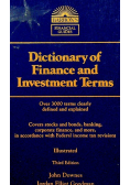 Dictionary of Finance and Investment Terms
