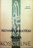Archiwa biblioteki i muzea kościelne Tom 25