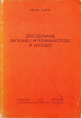 Zastosowanie rachunku wyrównawczego w geodezji