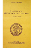 O satyrach Krzysztofa Opalińskiego