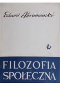 Filozofia Społeczna