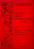 Historia leków naturalnych Tom IV