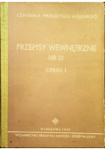 Przepisy wewnętrzne nr 21 część 1