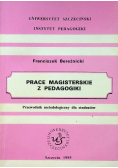 Prace magisterskie z pedagogiki
