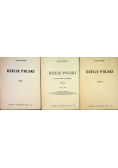 Dzieje Polski Tom od I do III 1938 r.