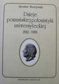 Dzieje poznańskiej polonistyki uniwersyteckiej 1842 1988