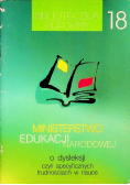 Ministerstwo edukacji narodowej o dysleksji czyli specyficznych trudnościach w nauce
