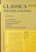 Classica wratislaviensia ze studiów nad technikami narracyjnymi Tacyta wypowiedzi proleptyczne 23