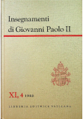 Insegnamenti di Giovanni Paolo II Tom XI Część 4