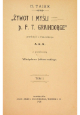 Żywot i myśli p F T Graindorge Tom 1 1905 r.