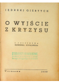 O wyjście z kryzysu 1938 r.