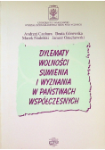 Dylematy wolności sumienia i wyznania w państwach współczesnych