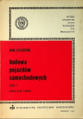 Budowa pojazdów samochodowych część I