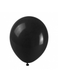 Balony pastelowe czarne 25cm 100szt