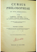 Cursus Philosophiae Volumen Alterum