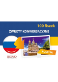 Rosyjski 100 fiszek Zwroty konwersacyjne Nowe