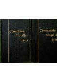Chrześcijańska filozofja życia tom 1 i 2 1924 r.