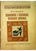 Rodowód i technika wyrobu obuwia