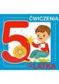 Ćwiczenia 5-latka z naklejkami