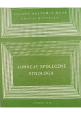 Funkcje społeczne etnologii