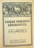 Księga Psalmów Dawidowych 1909 r.
