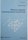 Wybrane rozdziały matematycznych metod fizyki