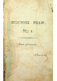 Dziennik praw tom pierwszy