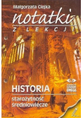 Notatki z lekcji historia starożytność średniowiecze