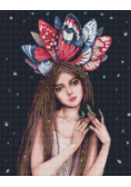 Diamentowa mozaika - Kolory motyli 40x50cm