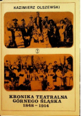 Kronika teatralna Górnego Śląska 1848 1914
