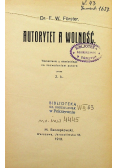 Autorytet a wolność 1913 r.