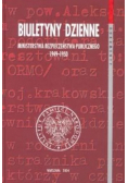 Biuletyny dzienne Ministerstwa Bezpieczeństwa Publicznego 1949 - 1950 z CD
