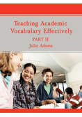Teaching Academic Vocabulary Effectively