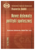 Nowe dylematy polityki społecznej