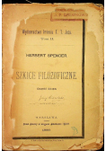 Spencer Szkice filozoficzne Część II 1883 r.
