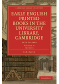 Early English Printed Books in the University Library, Cambridge