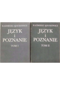 Język i poznanie Tom I i II