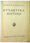 Dydaktyka historji 1928 r.