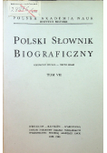Polski Słownik Biograficzny Tom VIII