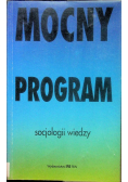 Mocny program socjologii wiedzy