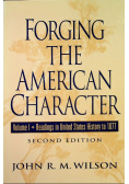 Forging the american character