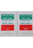 Podręczny słownik polsko włoski Tom I i II