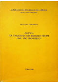 Deutsch fur Studierende der Bildenden Kunste Lehr und Ubungsbuch