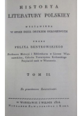 Historya literatury polskiey Tom II Reprint z 1814 r.