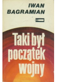 Taki był początek wojny