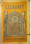 Lilavati Rozrywki matematyczne 1931 r.