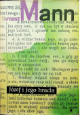 Józef i jego bracia tom 1