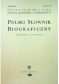 Polski Słownik Biograficzny zeszyt 180